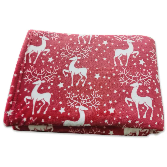 Plaid Rendier Grand Luxe 150x200cm – 260g/m² 100% Polyester - Afbeelding 2