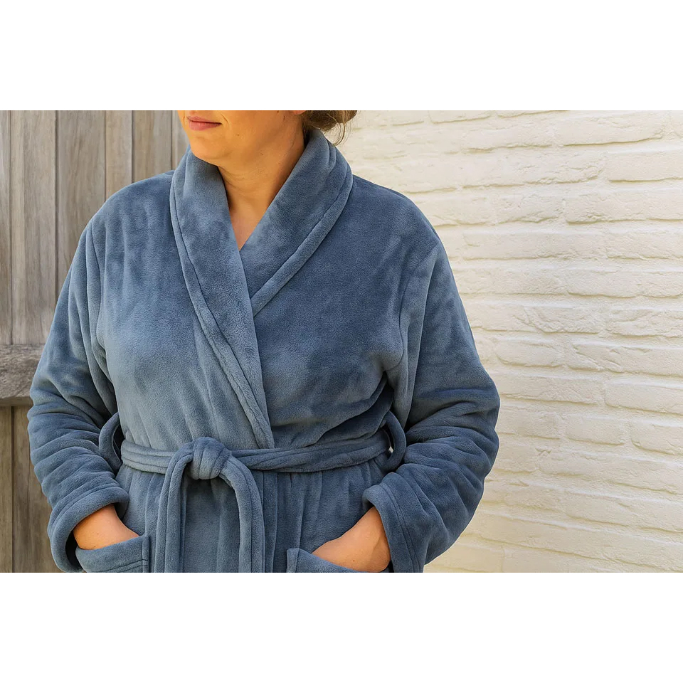 Kamerjas Grand Luxe Denim M/L – Microfibre 280 g/m² | 100% Polyester - Afbeelding 2