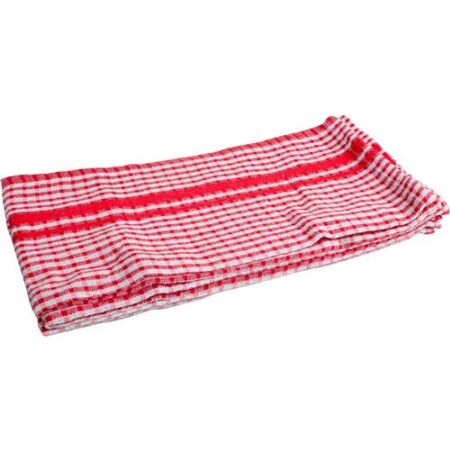 Keukenhanddoeken Gaufres Rood 50 x 70cm set/3