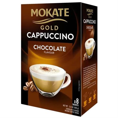 Mokate Gold Cappuccino Chocolate Instant Koffie 8x12,5g