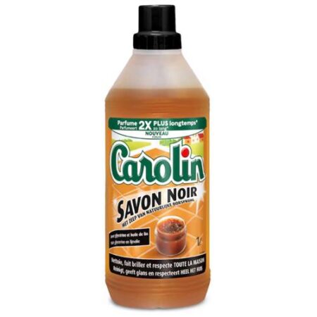 Carolin vloerreiniger 1000ml Savon Noir – natuurlijke zwarte zeep voor vloeren