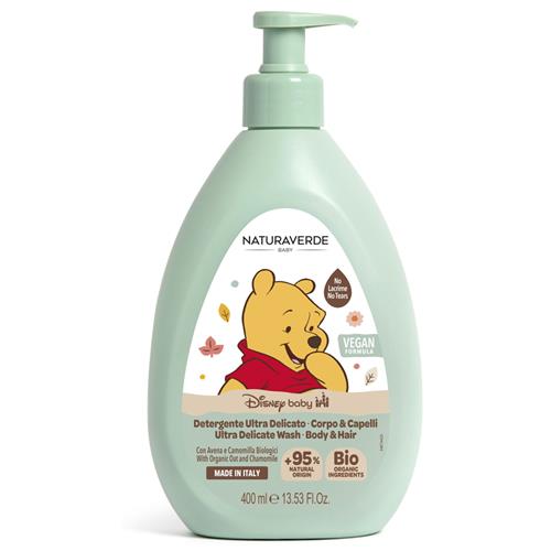 Naturaverde Baby Lichaams- en Haarwasgel 400 ml – Ultra delicate vegan formule