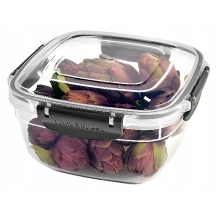 Lock & Fresh Voorraaddoos 1500ml - Antraciet