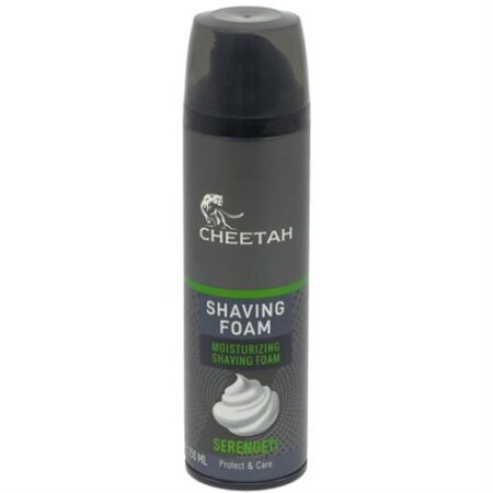 Cheetah Scheerschuim Serengeti 250 ml – hydraterend scheerschuim voor mannen