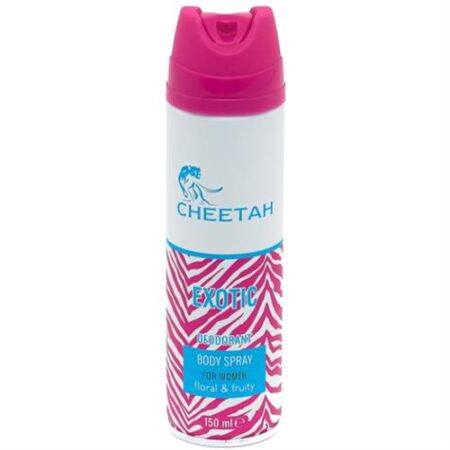 Cheetah Deodorant Exotic 150 ml – deodorant voor vrouwen met exotische geur