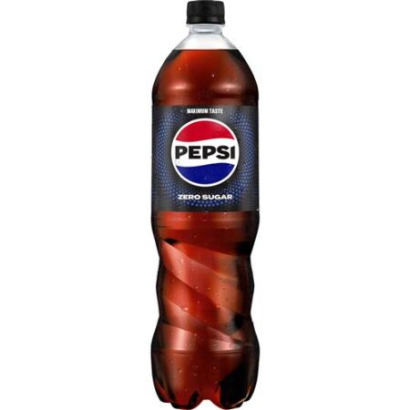 Pepsi Zero Sugar 1,5 liter – suikervrije cola in PET-fles