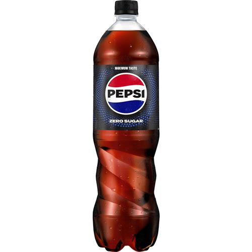Pepsi Zero Sugar 1,5 liter – suikervrije cola in PET-fles