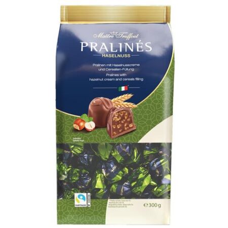 Maître Truffout Pralines Met Hazelnootcréme & Cerealvulling 300g