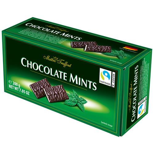 Maître Truffout Fijne Chocolade  Met Muntcrème 200g