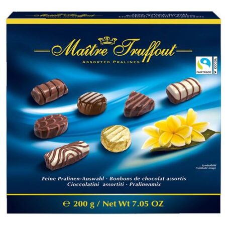 Maître Truffout Pralines 200g – assortiment chocolade bonbons met vulling