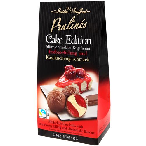 Maître Truffout Praline Cake Edition Aardbeien & Cheesecake 148g