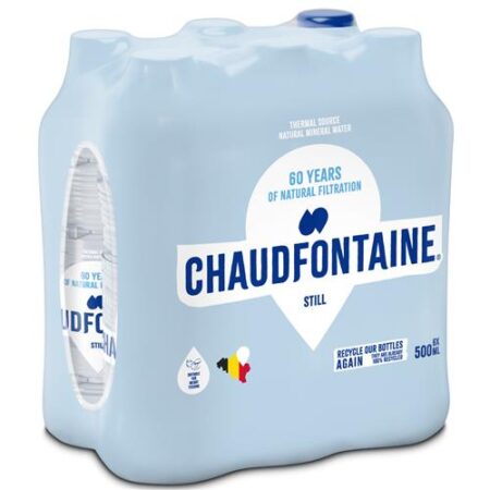 Chaudfontaine Plat Water 6x500ml - Natuurlijk Mineraalwater