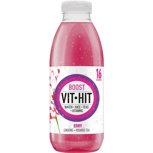 Vit-Hit Boost 500ml - PET Fles - Sportdrank - Bessen
