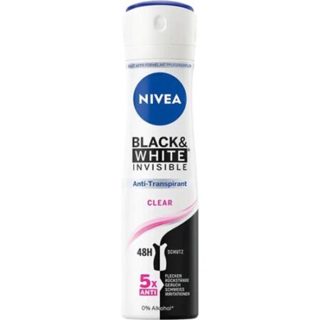 Nivea Deospray Dames - Invisible Black & White 150ml