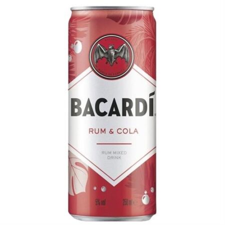 Bacardi Rum & Cola 250ml 5%