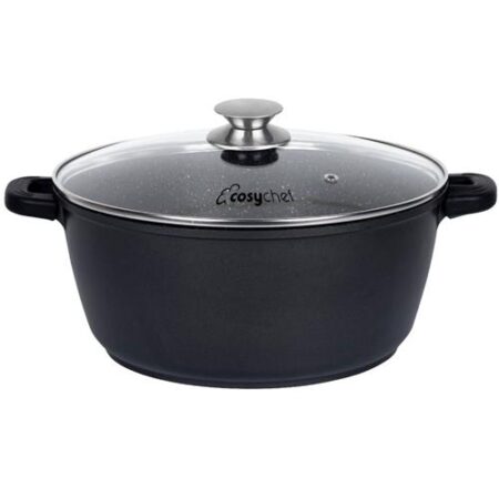 Cosychef Leia kookpot 24 cm met glazen deksel