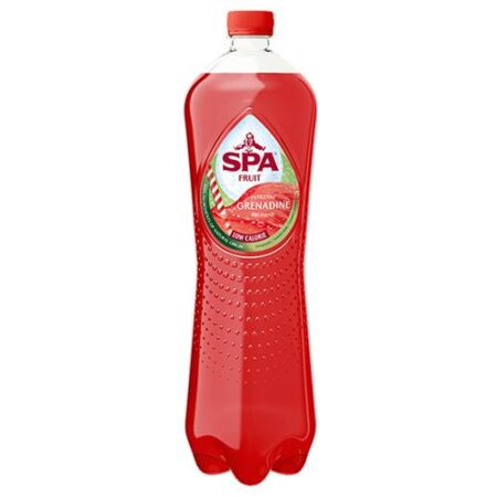 Spa Fruit Grenadine – Limonade – Grenadinesmaak – Bruisend – 1,25L – PET Fles