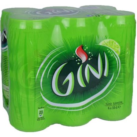 Gini Lemon 6 x 33cl – Verfrissende citroenlimonade