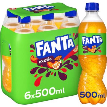 Fanta Exotic 6 x 500ml – Tropisch Verfrissend