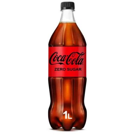 Coca Cola Zero 1L – PET Fles - Suikervrij