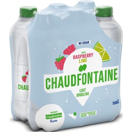 Chaudfontaine Framboos & Limoen 6 x 500ml