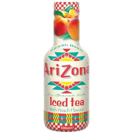 Arizona Ice Tea Peach 500 ml fles perziksmaak
