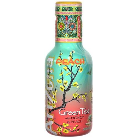 Arizona Honey Peach 500ml – Verfrissende perzik ijsthee