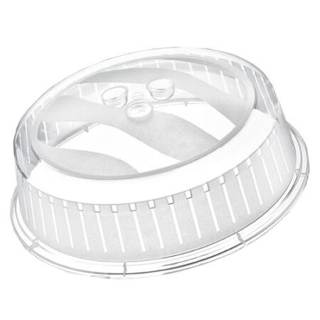 Transparant Dunya microgolfdeksel 26 cm voor magnetrongebruik
