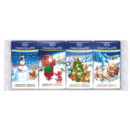 Only Melkchocolade 4x15g Kerstmis