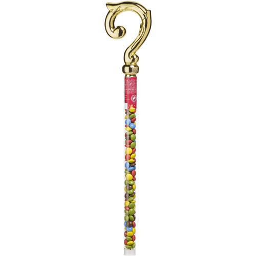 Sinterklaasstaf + Chocolade Pastilles 125g/54cm - Afbeelding 2