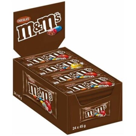 M&M's Choco 24 x 45g - Display Verpakking - 24 Zakjes