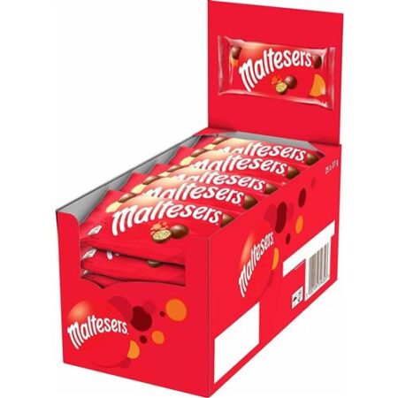 Maltesers Chocoladekogels 25 x 37g - Display Verpakking - Apart Verpakt - 25 Zakjes