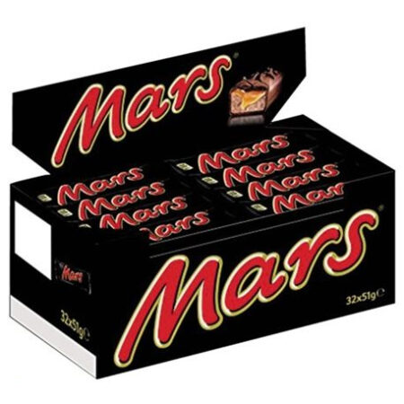 Mars Candybars 32 x 51g - Display Verpakking - Chocoladereep - 32 Stuks