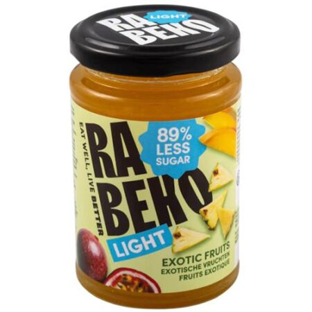 Rabeko Confituur Light 235g Exotische vruchten