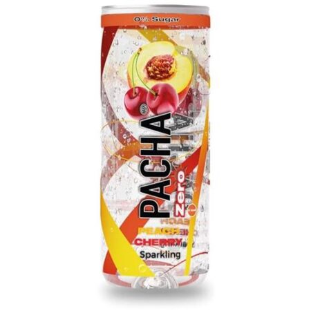 Pacha Drink zero 250ml - peach & cherry