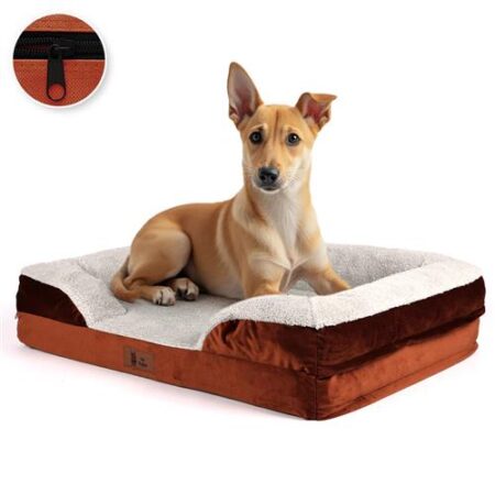 Pet Perfect Orthopedische Hondenmand Bruin - M