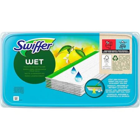 Swiffer Wet Vochtige Vloerdoekjes Met Citroengeur 10st
