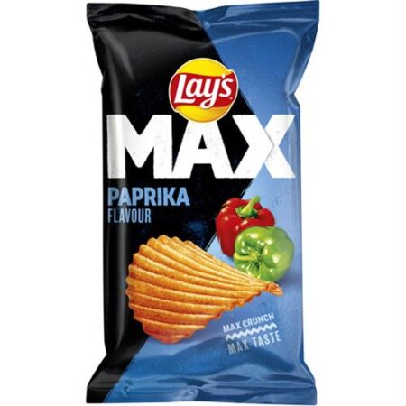 Lays Max Crunch Chips Paprika 185g