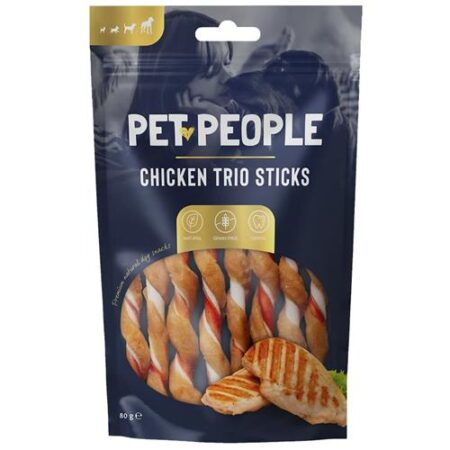 Pet People chicken trio sticks 90g