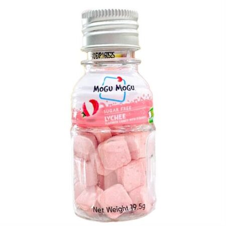 Mogu Mogu Muntjes Suikervrij 19.5g - lychee
