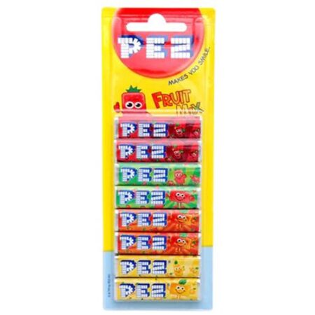 PEZ Snoep Play Fruit Mix 8 x 8.5gr