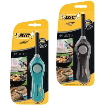 BIC Megalighter aansteker lange steel diverse kleuren