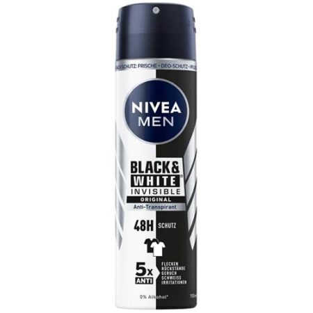 Nivea Men Black & White Invisible deodorant spray 150 ml