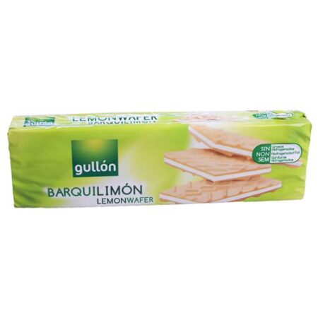 Gullón Citroen Wafels 150g - Verfrissende Knapperige Koekjes - BarquiLimón