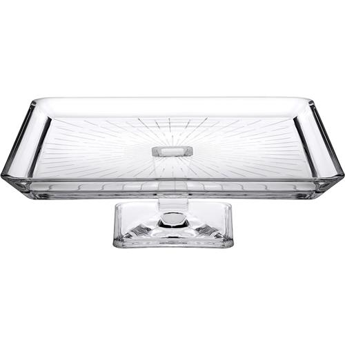 Serveerschaal met Voet Madlen – Glazen Dessert- & Taartplateau