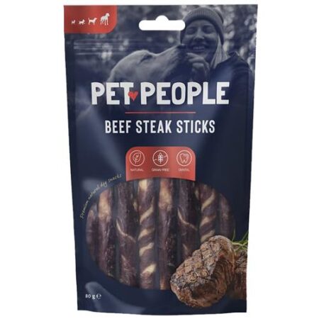 Pet People beef steak sticks 90g