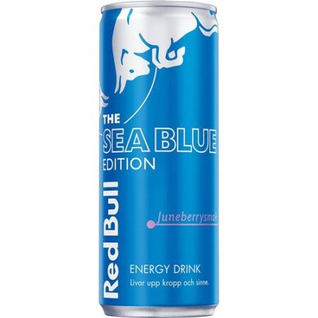 Red Bull Energy Drink 250ml - The Sea Blue Edition - Juneberry - Stimuleert Lichaam & Geest