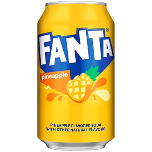Fanta Pineapple USA – Amerikaanse ananas frisdrank (355 ml)