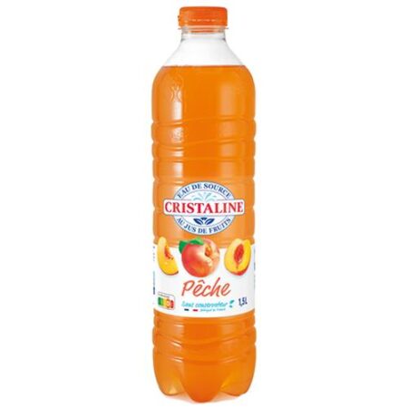 Cristaline Perzik Water – Verfrissend Bronwater 1.5L