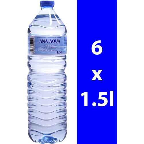 Ana Aqua bronwater 6 x 1,5L – plat water in PET
